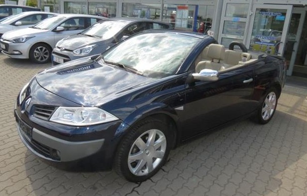 Left hand drive RENAULT MEGANE CC 1.9 DCI EXECEPTION